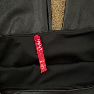 NWOT faux leather spanx